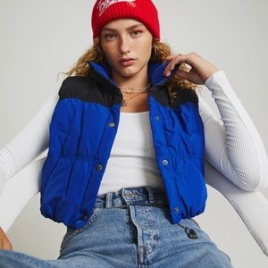H&M Padded Cropped Puffer Vest